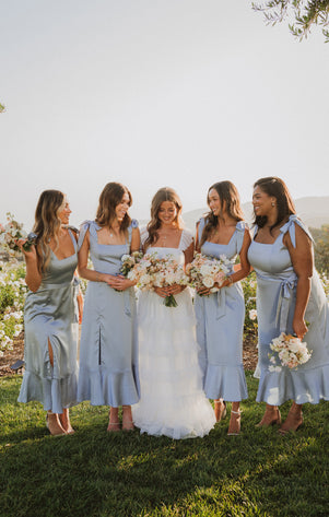 Light Blue Bridesmaid Dresses – Show Me ...